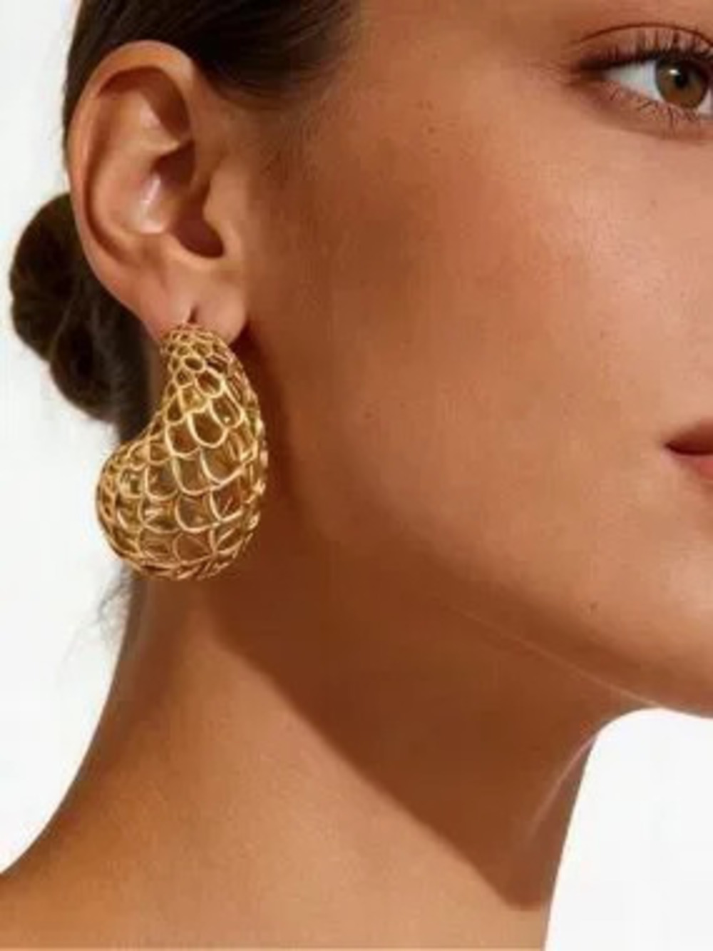 Maison Aurelia Sculptural Gold Filigree Earrings